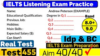 IELTS Listening Practice Test 2024 with Answers Real Exam  455 [upl. by Thanh228]