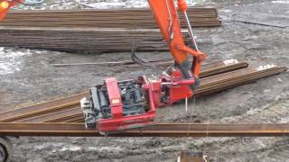 Spontdrivning med Hitachi ZX290LCN från Delvator [upl. by Keavy]