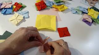 Creando teselados con origami [upl. by Ivo]