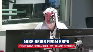 ESPNs Mike Reiss Key takeaways from the Patriots loss to the Kansas City Chiefs [upl. by Brandon442]