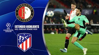 Feyenoord vs Atlético Madrid Extended Highlights  UCL Group Stage MD 5  CBS Sports Golazo [upl. by Ellenej]