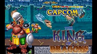 The King of Dragons Arcade US Version hardest Dwarf no death playthrough [upl. by Caneghem]