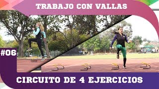 4 ejercicios en vallas para CORREDORES [upl. by Eerdua]