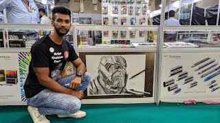 2 days at Stationery amp Art fair New Delhi  Artist Shubham Dogra [upl. by Urson660]