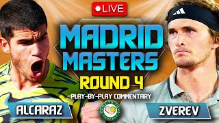 ALCARAZ vs ZVEREV  ATP Madrid Open 2023  LIVE Tennis PlaybyPlay Stream [upl. by Brod]