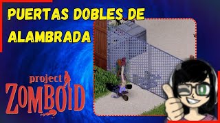 Como hacer puertas de alambrada en PROJECT ZOMBOID 🚪 [upl. by Evelinn276]