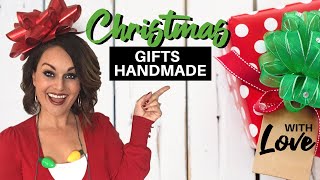 🎄10 DIY Christmas Handmade Gifts People ACTUALLY Want [upl. by Lilllie]