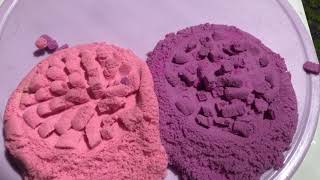 Kinetic Sand  Space Sand cuttingBest Satisfying No talking2019 53 [upl. by Lazar]