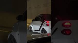 smartfortwo backfire Deflagración de escape carshots [upl. by Padriac728]