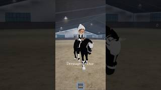 DRESSAGE W DIORRR 😻🤚🏻💕  xXkenzzXx77  roblox horse dressagehorse  TRS [upl. by Jammie]