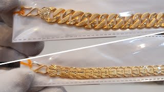 Gold bracelet for men 20k  siddhivinayak jewellers [upl. by Ojeibbob]