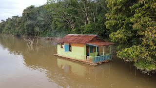 MEMBUAT RUMAH RAKIT DI SUNGAI BESAR DAN BERMALAM 5 HARI 4 MALAM SERTA MENCARI UDANG GALAH DAN IKAN [upl. by Aerdno]