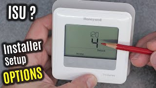 ALL Honeywell Home ISU Menu Options EXPLAINED  Thermostat Installer SETUP amp Configuration [upl. by Enalahs]