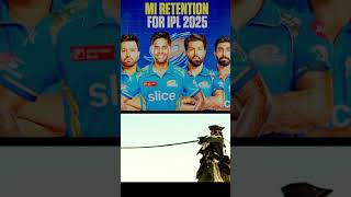 MI retained player ❤️ cricket mi maradhamatha viralshorts [upl. by Bekah]