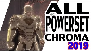 DCUO ALL PowerSet Chroma Materials [upl. by Paxon]