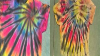 Reverse Tie Dye with Discharge Chemicals [upl. by Kylah863]