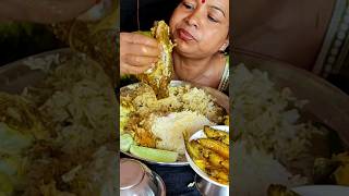 Eating Spicy 🌶️ Telapiya Fish Curry With Huge Rice🤤🤤viralvideo shorts eatingshow [upl. by Ria]