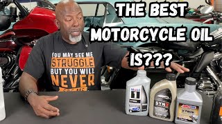 Amsoil Mobil 1 Harley Syn3The Best Motorcycle Oil Is [upl. by Aelanej]