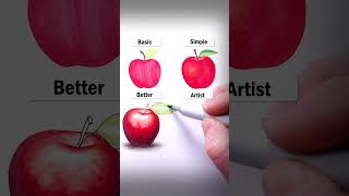 Draw Apples art drawing shorts apples howtodraw easydraw [upl. by Borman661]