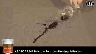 ARDEX AF 962 Pressure Sensitive Flooring Adhesives [upl. by Rudelson672]