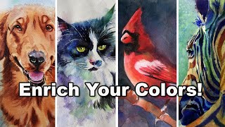 Advanced watercolor Technique  Underpainting Tips [upl. by Leasia]