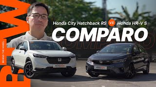 Honda City Hatchback RS vs HRV S Review  Behind The Wheel [upl. by Rma]