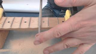 How to scallop your guitar  See the process in action [upl. by Lerrej]