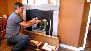 Fireplace installation 3 of 9 [upl. by Nylemaj429]