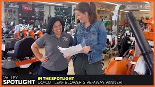 DoCutStihl Leaf Blower Giveaway Winner [upl. by Ai]