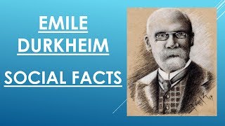 Sociology for UPSC  Durkheim  SOCIAL FACTS  Lecture 70 [upl. by Sonitnatsok]