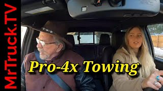 Nissan 2023 Frontier PRO4X offroad midsize truck trailering in Poudre Canyon switch backs review [upl. by Genie468]