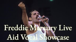 Freddie Mercury Live Aid 1985 Best Vocals [upl. by Bartholemy]