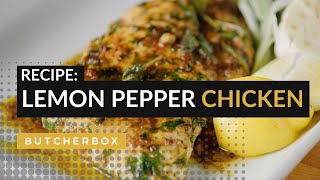 Lemon Pepper Chicken Breast Recipe [upl. by Aneleve]