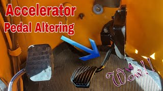 Piaggio Ape Passenger Auto Accelerator Pedal Alteration RX 100 channel [upl. by Attenauq]