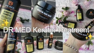 DR MED keratin Treatment for all types of hair   Daraz parcel unboxing   The Cozy Corner [upl. by Dyrrej]