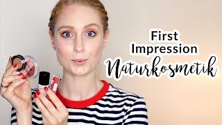 NATURKOSMETIK FIRST IMPRESSION I MAKEUP HAUL I Advance Your Style [upl. by Rialc]