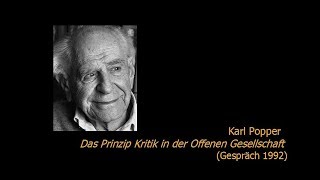 Karl Popper  Das Prinzip Kritik in der Offenen Gesellschaft Gespräch [upl. by Accire]