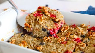 Baked Oatmeal with Berries [upl. by Norted14]