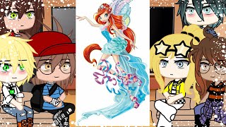 Mlb react to Mirrenette as bloom  winx club  requested video  Gacha club [upl. by Efar]