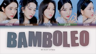 Red Velvet – BAMBOLEO ПЕРЕВОД НА РУССКИЙКИРИЛЛИЗАЦИЯ Color Coded Lyrics [upl. by Froehlich]