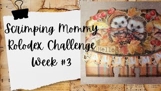 Lets Create A Rolodex Card With Scrimping Mommy Rolodex Challenge Week 3 memorydex [upl. by Hime]