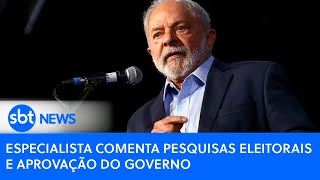 Especialista comenta pesquisas eleitorais e aprovação do governo [upl. by Loraine]