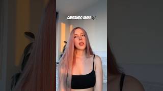 Cantando por primera vez aquí 🤍 singer cover song [upl. by Barbabas]