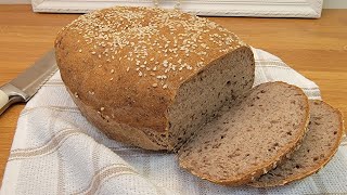 Easy Yeast Free Buckwheat Bread Recipe  Gluten Free Delight [upl. by Aneles]