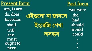 English Grammar  Auxiliary verb  am is are  bangla tutorial [upl. by Enninaej462]