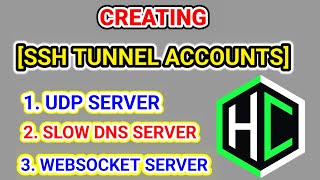 How to Create UDP Slow DNS and WebSocket Accounts Unlock Secure Browsing [upl. by Yecnuahc]