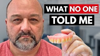 3 Things I Wish I Knew Before Getting Dentures [upl. by Nynahs]