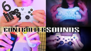 6 Hours ASMR Controller Sounds for Gamers 🎮🌙 Relaxing Ambience to GameFocusSleep to [upl. by Uri]