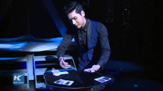 RAW Card manipulator Yu HoJin brings magic to Broadway [upl. by Leon578]