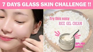 7 Days Glossy Glass skin Challenge Get Korean glass skin in 7 days  how to get korean glass skin [upl. by Ehrlich]